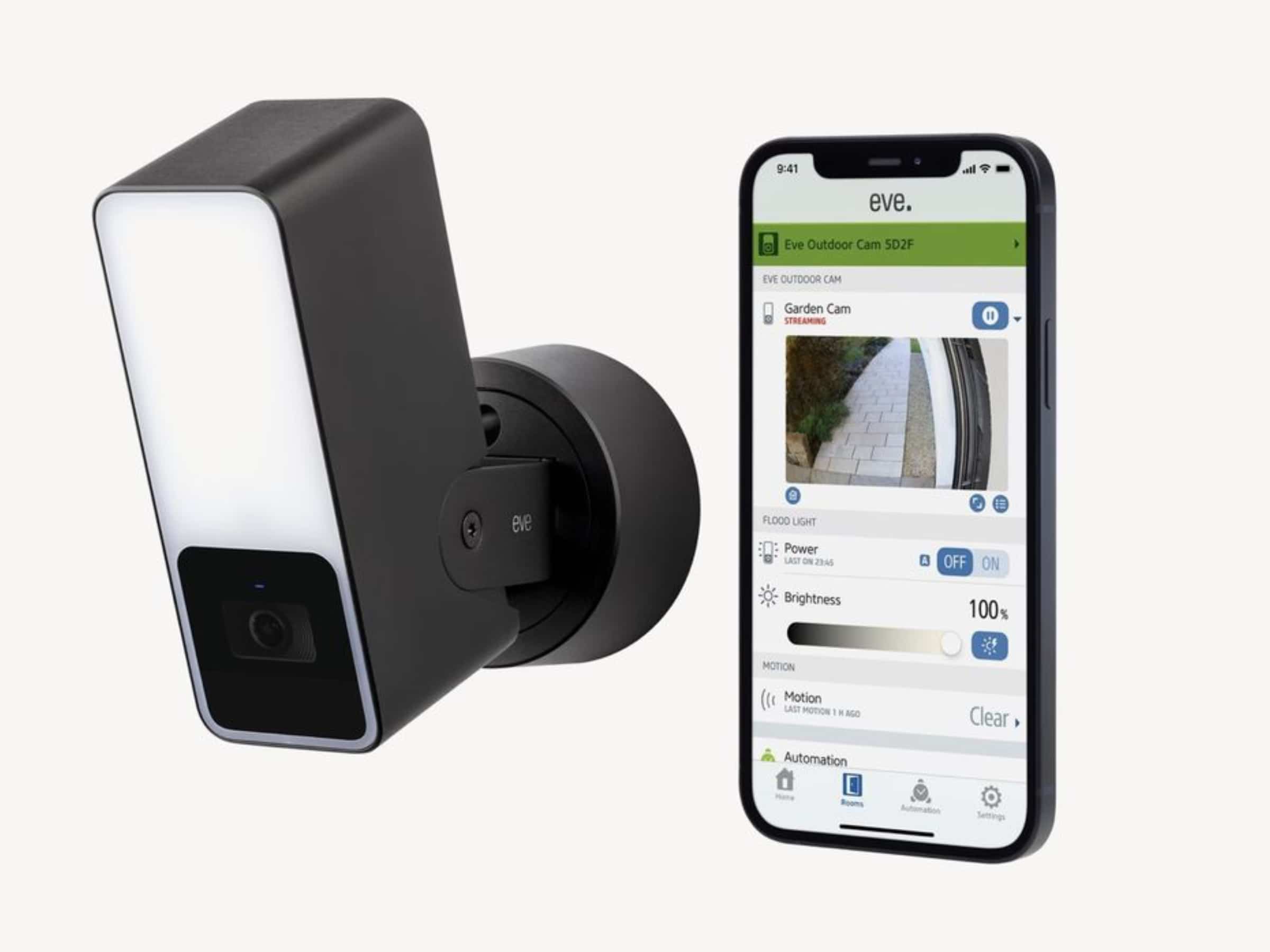 Eve Outdoor Cam Außenkamera mit Flutlicht und HomeKit Secure NEXT Das Magazin
