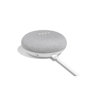 Rückansicht Google Home Mini grau