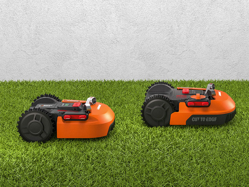 Smarte worx landroid Rasenmähroboter mit Zubehör auf rasen