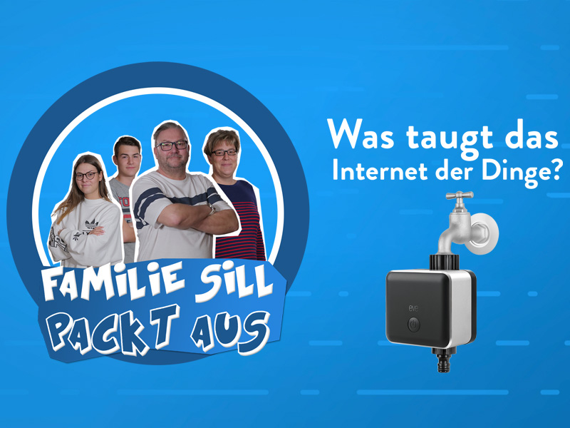 Familie Sill packt aus Eve Aqua