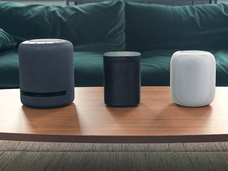 Amazon Echo Studio im Vergleich mit Apple HomePod und Sonos One