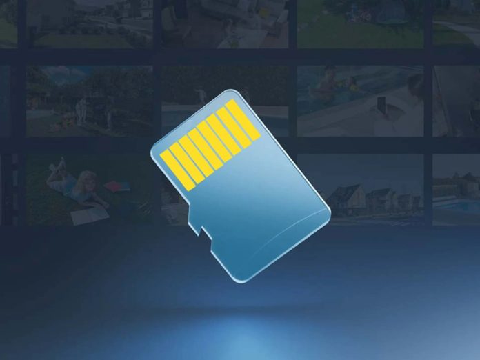 microSD-Karte zum lokalen Speichern für eine Überwachungskamera ohne Abo