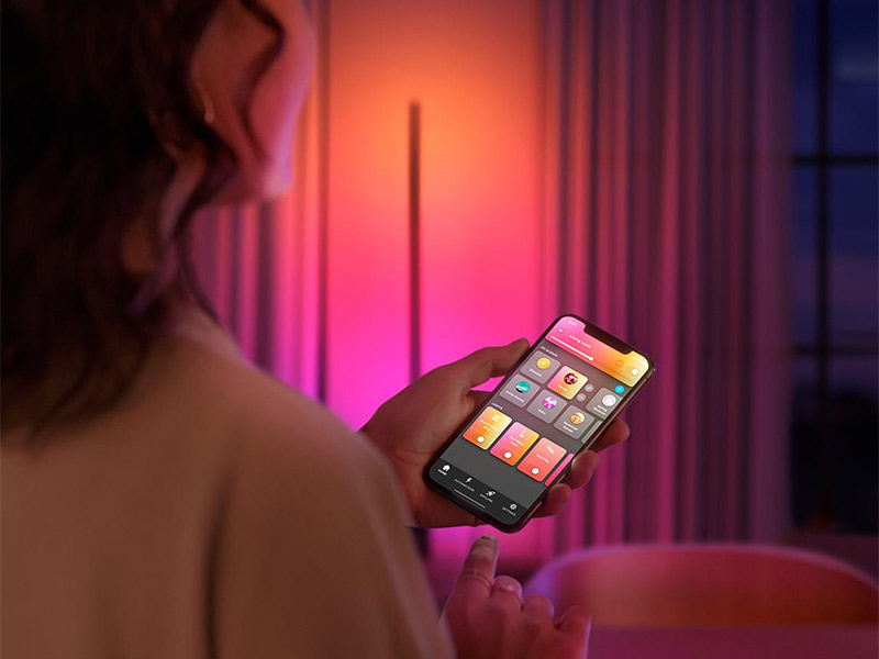 Philips Hue Natürlich Aufwachen in App einrichten