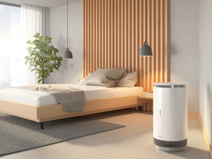 Viessmann Vitopure 350 im Schlafzimmer eingesetzt gegen Pollenallergie