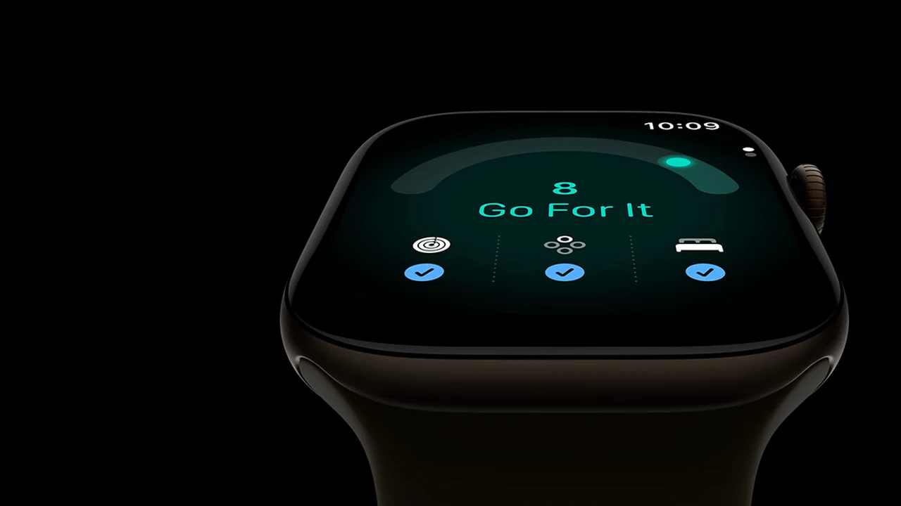 Apple Watch Series 12 zeigt den Tagesformwert 8 mit der Empfehlung Go For It