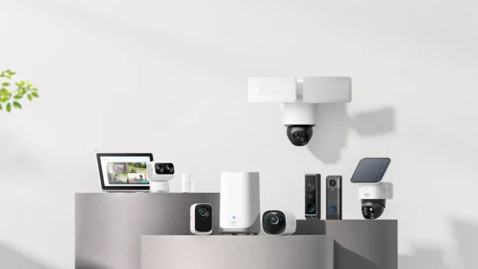eufy Überwachungskameras, Video-Türklingeln und HomeBase als Sammlung für ein smartes, sicheres Zuhause.