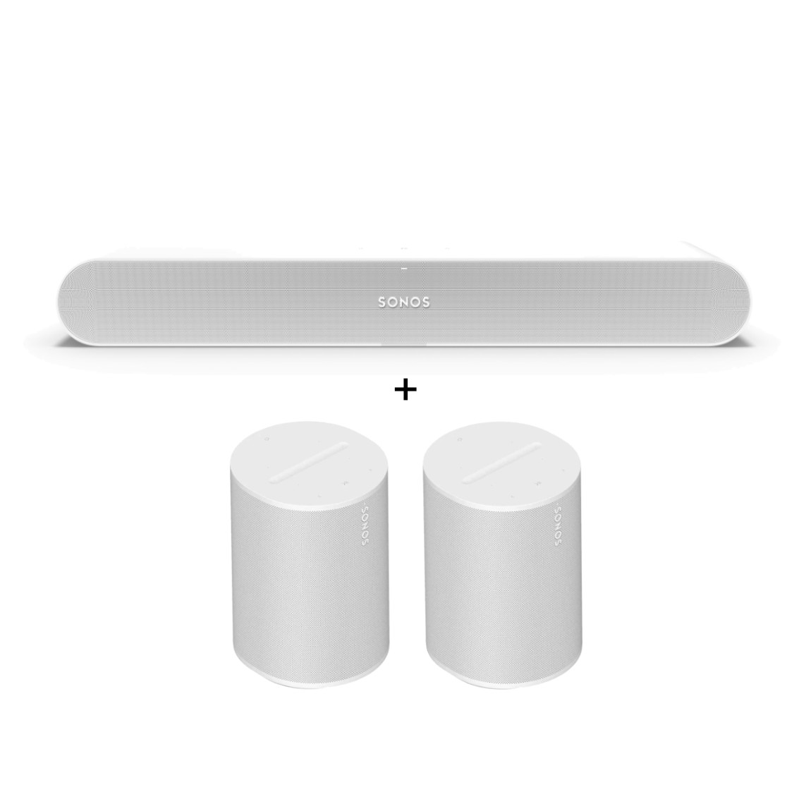 Sonos Entertainment Set - mit Ray Soundbar und 2 Era 100 SL - Weiß ...